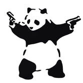 Outdoor sports panda car sticker